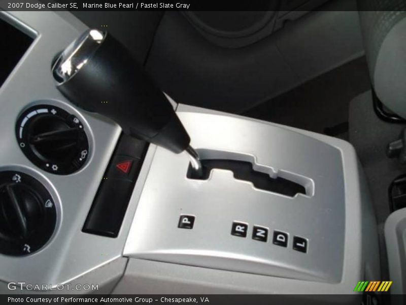 Marine Blue Pearl / Pastel Slate Gray 2007 Dodge Caliber SE