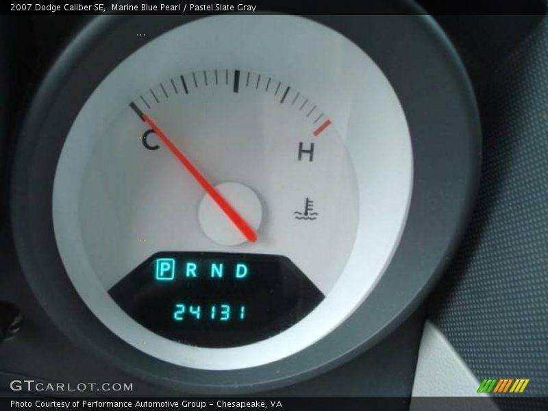 Marine Blue Pearl / Pastel Slate Gray 2007 Dodge Caliber SE