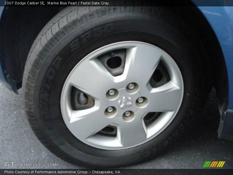 Marine Blue Pearl / Pastel Slate Gray 2007 Dodge Caliber SE