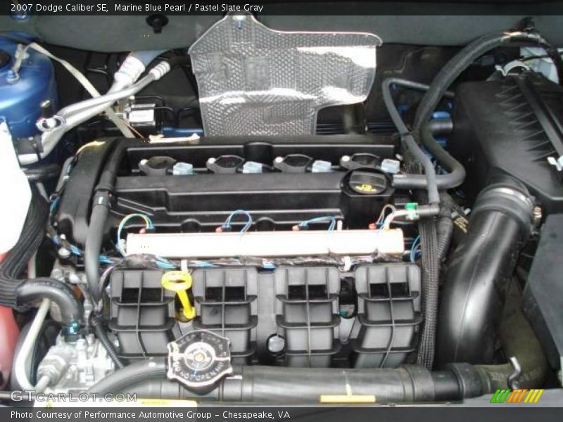 Marine Blue Pearl / Pastel Slate Gray 2007 Dodge Caliber SE