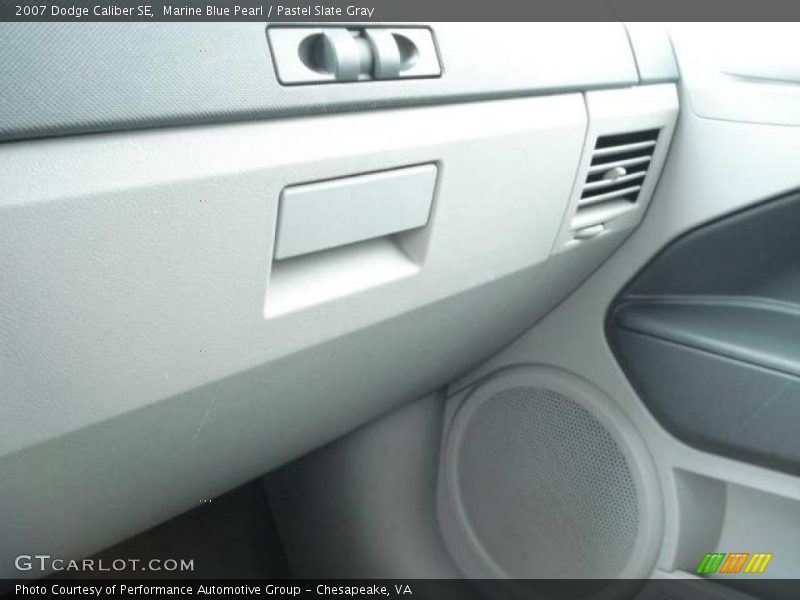 Marine Blue Pearl / Pastel Slate Gray 2007 Dodge Caliber SE