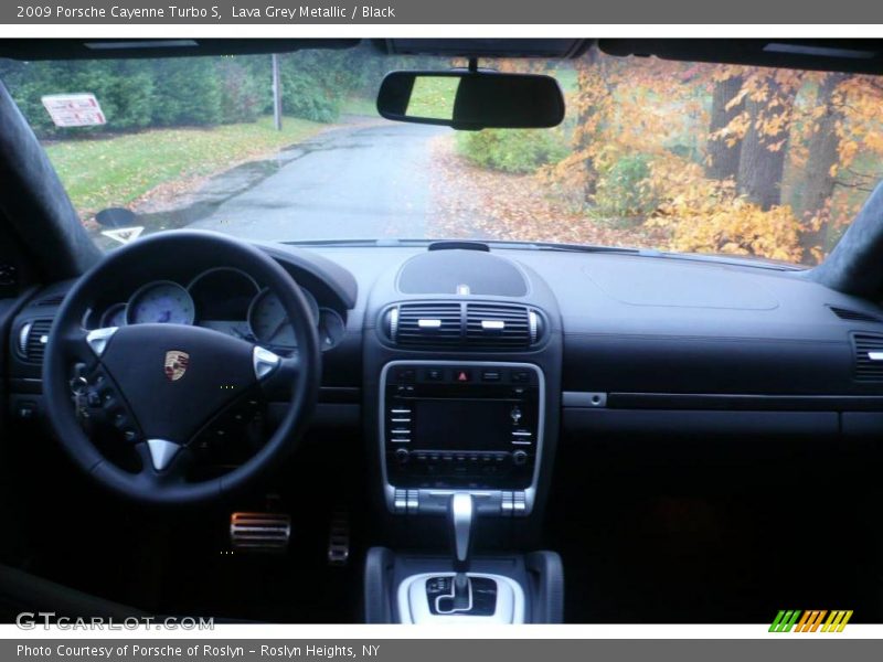 Lava Grey Metallic / Black 2009 Porsche Cayenne Turbo S