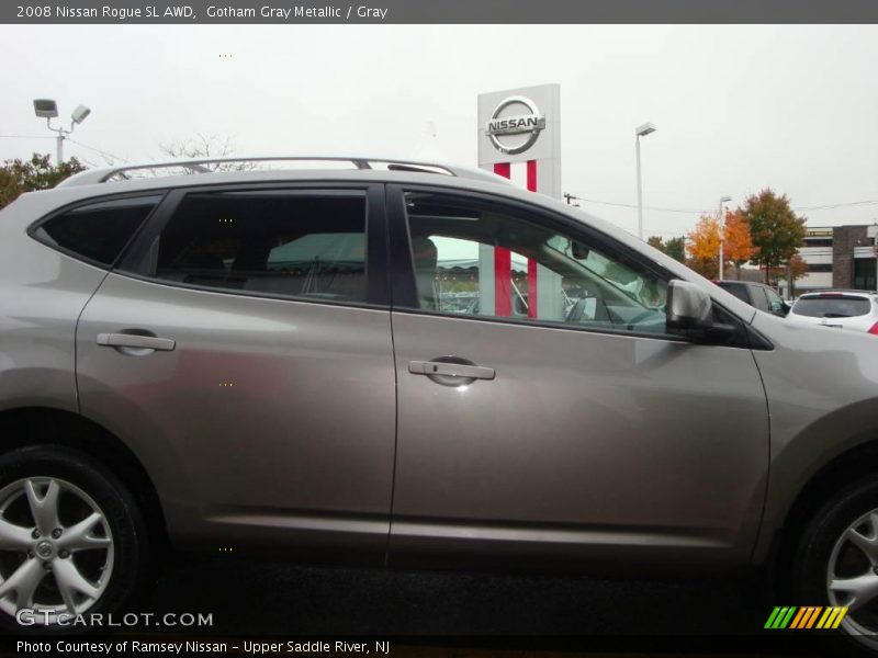 Gotham Gray Metallic / Gray 2008 Nissan Rogue SL AWD