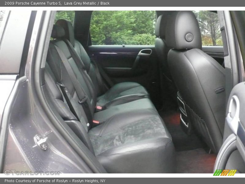 Lava Grey Metallic / Black 2009 Porsche Cayenne Turbo S