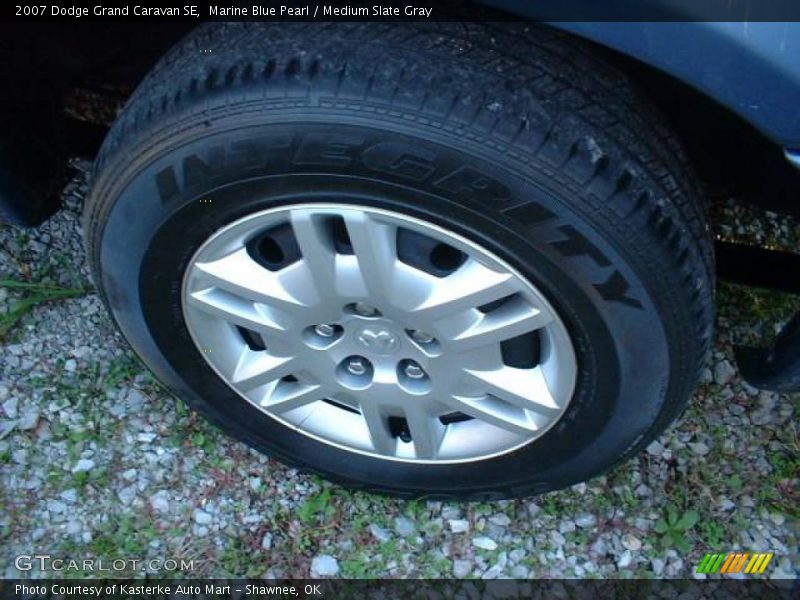 Marine Blue Pearl / Medium Slate Gray 2007 Dodge Grand Caravan SE