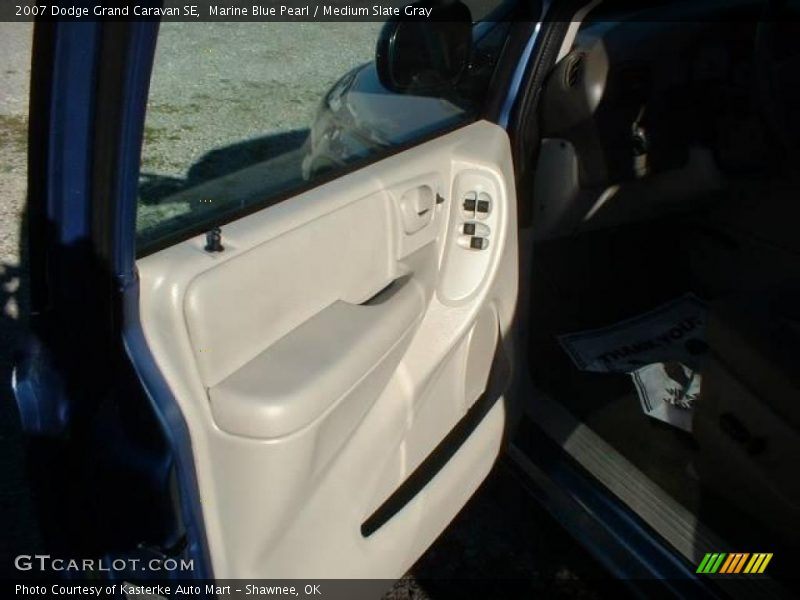 Marine Blue Pearl / Medium Slate Gray 2007 Dodge Grand Caravan SE