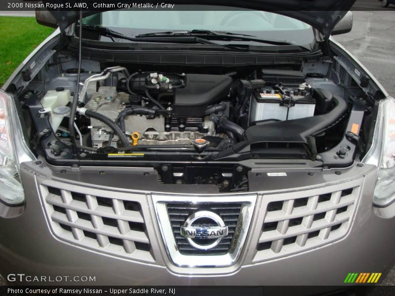 Gotham Gray Metallic / Gray 2008 Nissan Rogue SL AWD