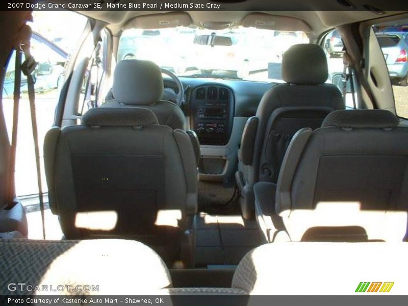 Marine Blue Pearl / Medium Slate Gray 2007 Dodge Grand Caravan SE
