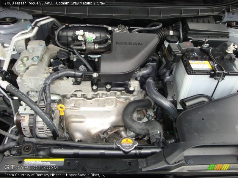 Gotham Gray Metallic / Gray 2008 Nissan Rogue SL AWD