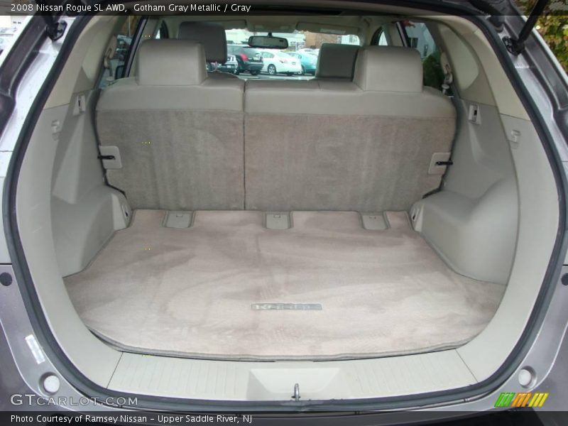 Gotham Gray Metallic / Gray 2008 Nissan Rogue SL AWD