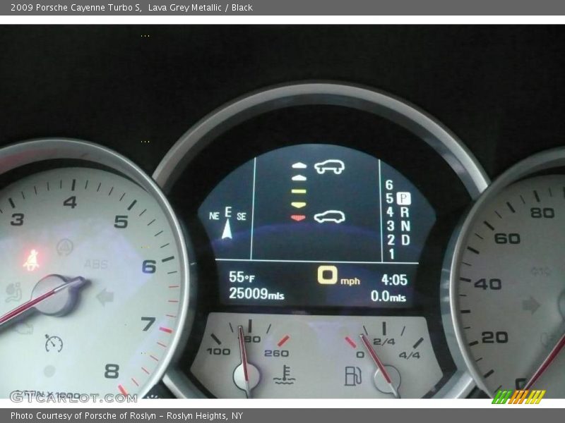 Lava Grey Metallic / Black 2009 Porsche Cayenne Turbo S