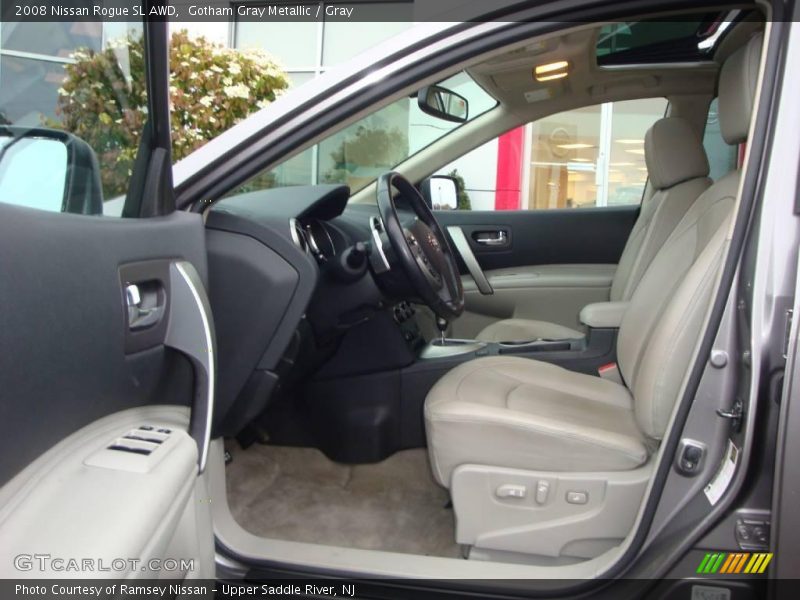 Gotham Gray Metallic / Gray 2008 Nissan Rogue SL AWD