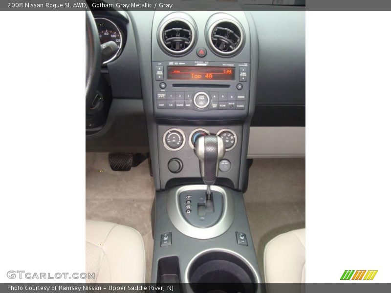 Gotham Gray Metallic / Gray 2008 Nissan Rogue SL AWD