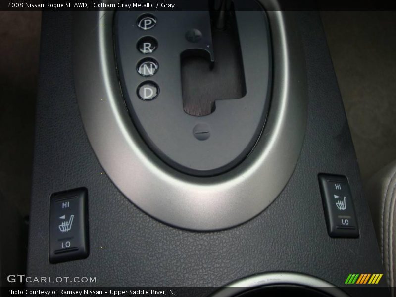 Gotham Gray Metallic / Gray 2008 Nissan Rogue SL AWD