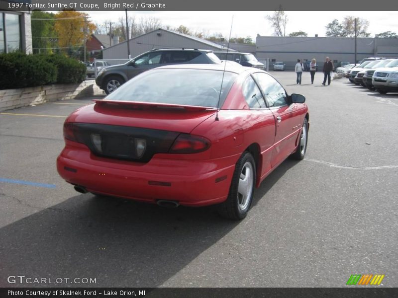 Bright Red / Graphite 1997 Pontiac Sunfire GT Coupe
