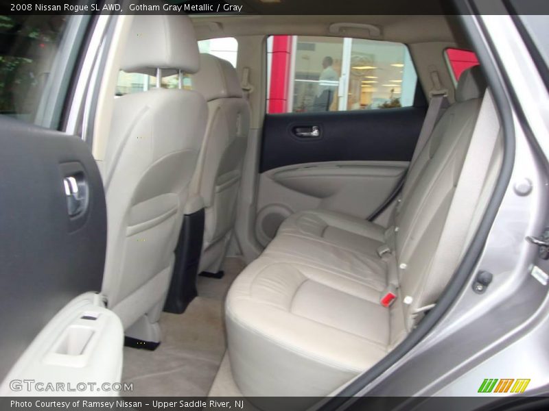 Gotham Gray Metallic / Gray 2008 Nissan Rogue SL AWD