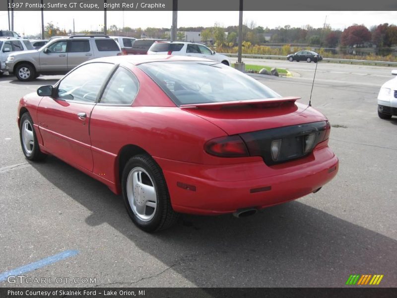 Bright Red / Graphite 1997 Pontiac Sunfire GT Coupe
