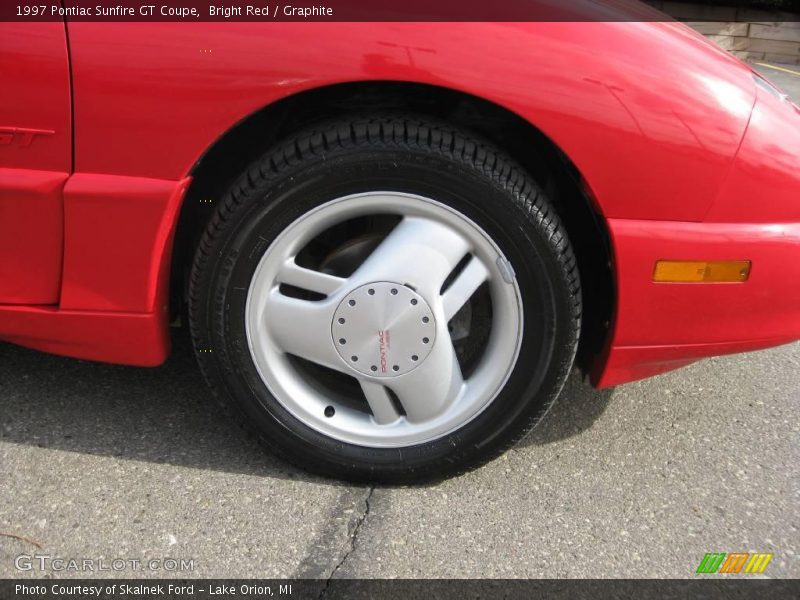 Bright Red / Graphite 1997 Pontiac Sunfire GT Coupe