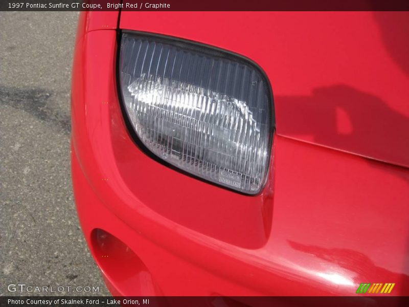 Bright Red / Graphite 1997 Pontiac Sunfire GT Coupe