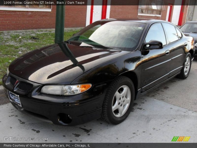 Black / Dark Taupe 1998 Pontiac Grand Prix GT Sedan