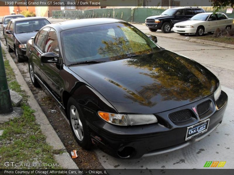 Black / Dark Taupe 1998 Pontiac Grand Prix GT Sedan