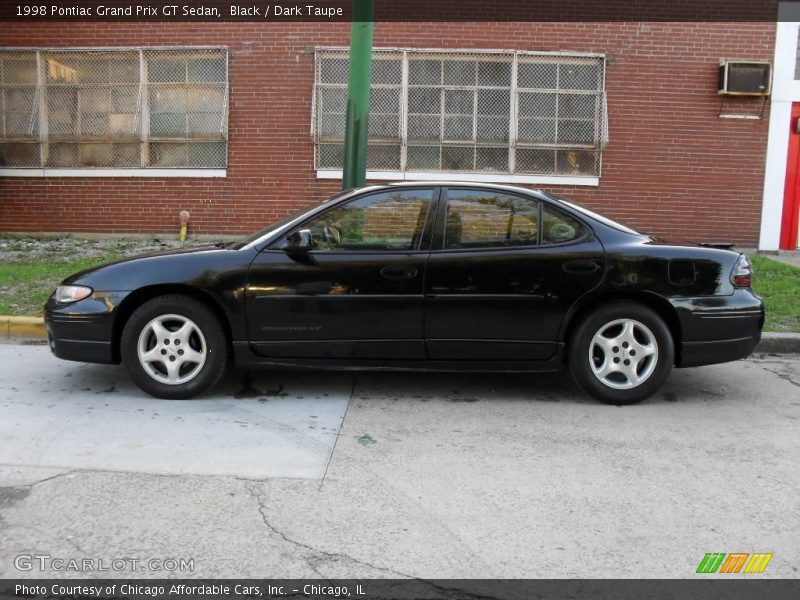 Black / Dark Taupe 1998 Pontiac Grand Prix GT Sedan