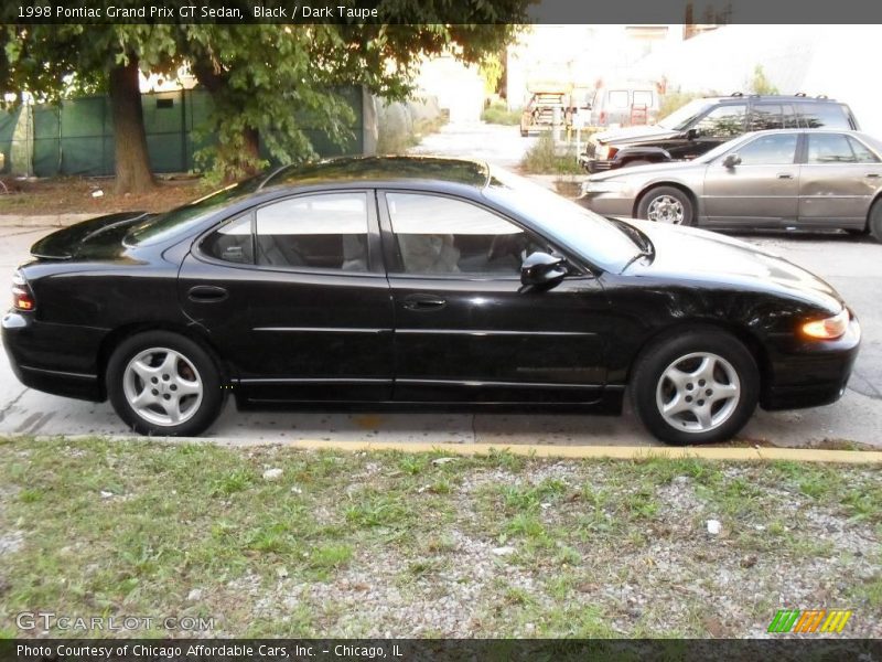 Black / Dark Taupe 1998 Pontiac Grand Prix GT Sedan