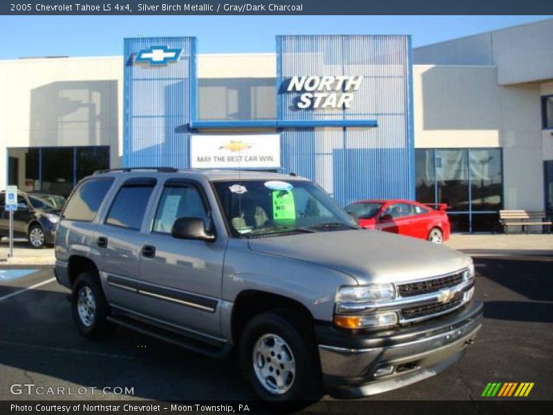 Silver Birch Metallic / Gray/Dark Charcoal 2005 Chevrolet Tahoe LS 4x4