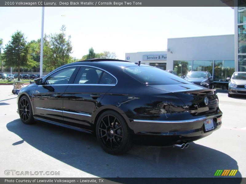 Deep Black Metallic / Cornsilk Beige Two Tone 2010 Volkswagen CC Luxury