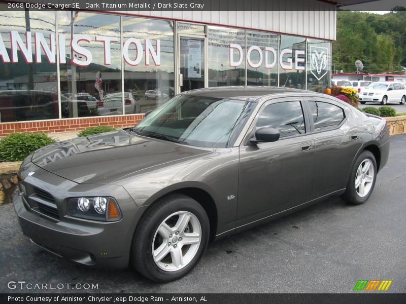 Dark Titanium Metallic / Dark Slate Gray 2008 Dodge Charger SE