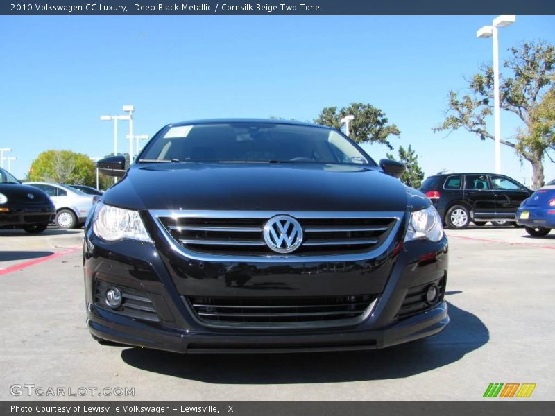 Deep Black Metallic / Cornsilk Beige Two Tone 2010 Volkswagen CC Luxury