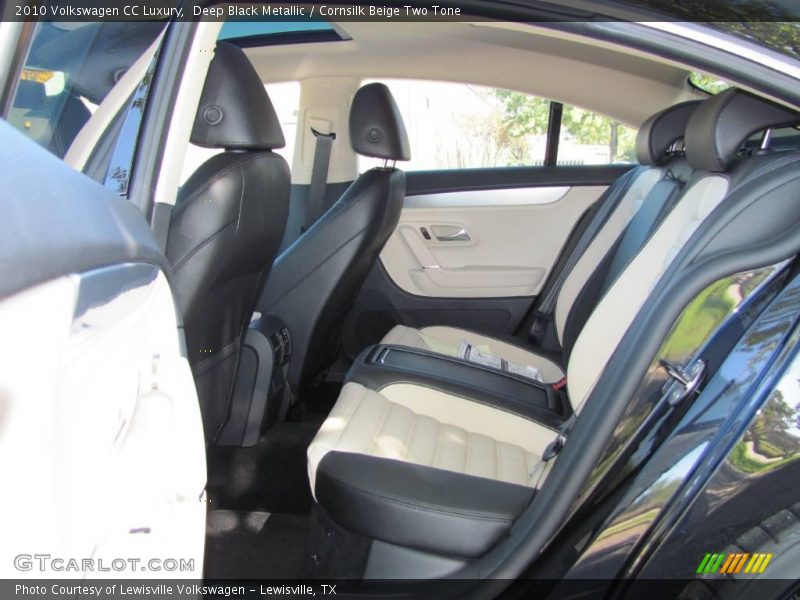 Deep Black Metallic / Cornsilk Beige Two Tone 2010 Volkswagen CC Luxury