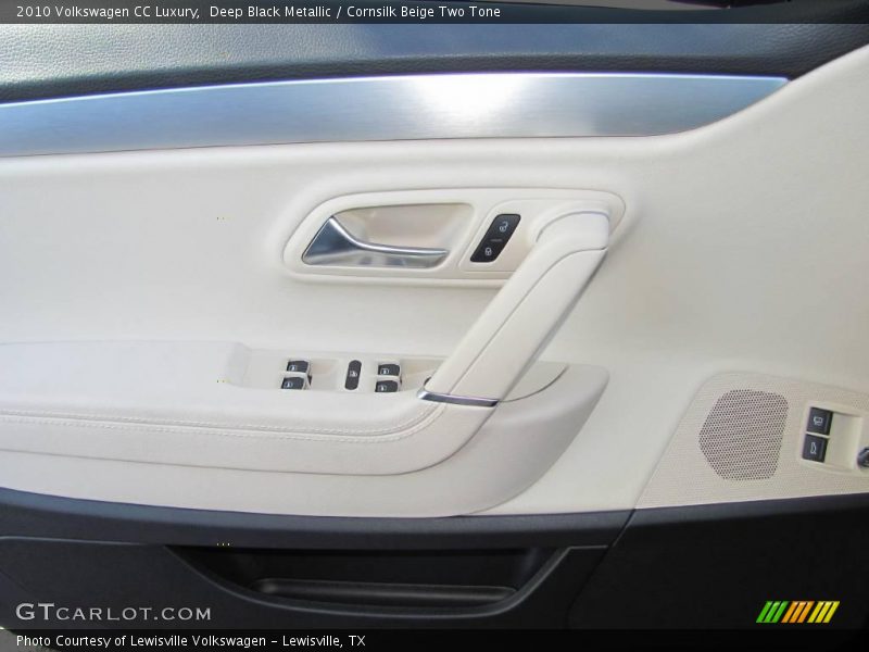 Deep Black Metallic / Cornsilk Beige Two Tone 2010 Volkswagen CC Luxury