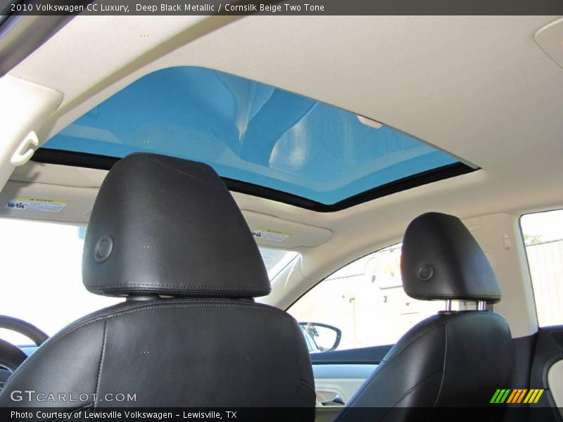 Deep Black Metallic / Cornsilk Beige Two Tone 2010 Volkswagen CC Luxury