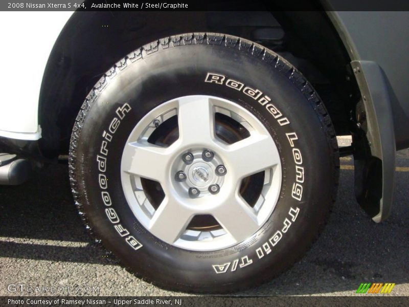 Avalanche White / Steel/Graphite 2008 Nissan Xterra S 4x4