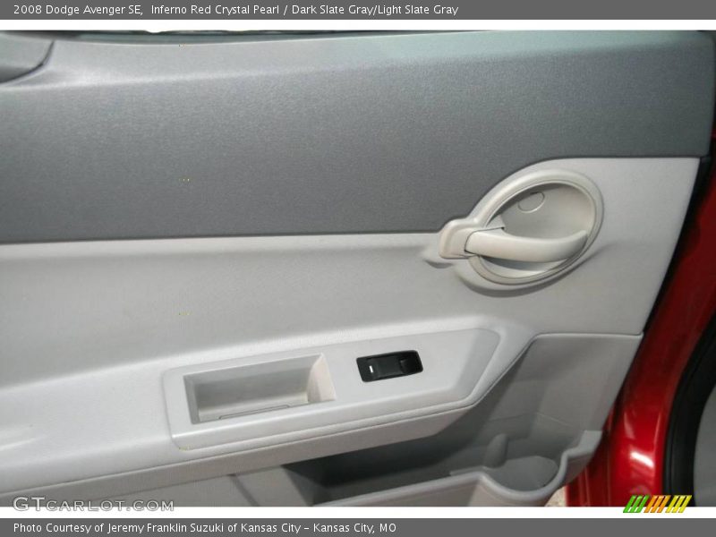 Inferno Red Crystal Pearl / Dark Slate Gray/Light Slate Gray 2008 Dodge Avenger SE