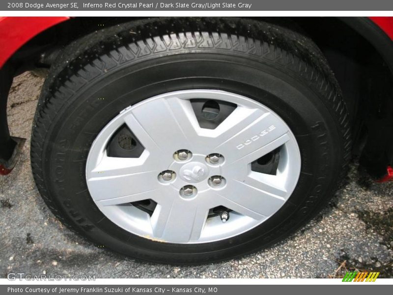 Inferno Red Crystal Pearl / Dark Slate Gray/Light Slate Gray 2008 Dodge Avenger SE