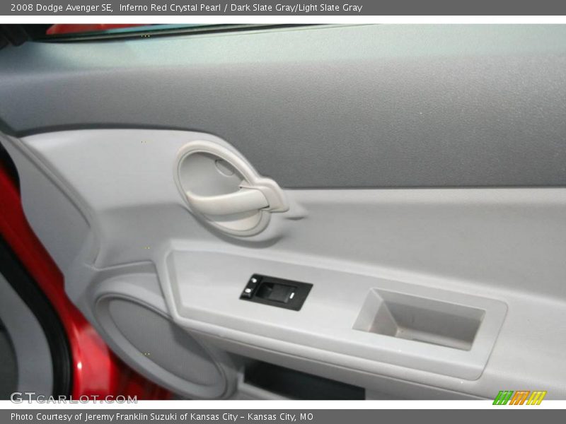 Inferno Red Crystal Pearl / Dark Slate Gray/Light Slate Gray 2008 Dodge Avenger SE