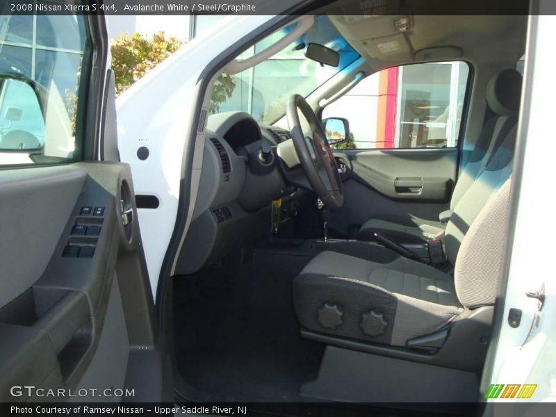 Avalanche White / Steel/Graphite 2008 Nissan Xterra S 4x4