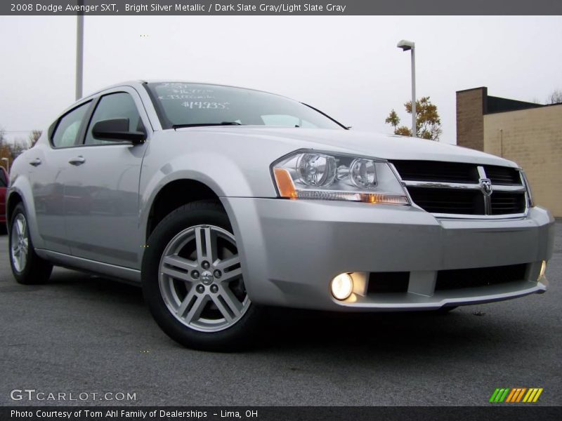 Bright Silver Metallic / Dark Slate Gray/Light Slate Gray 2008 Dodge Avenger SXT