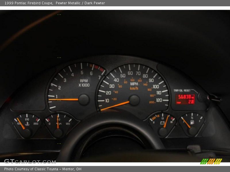Pewter Metallic / Dark Pewter 1999 Pontiac Firebird Coupe