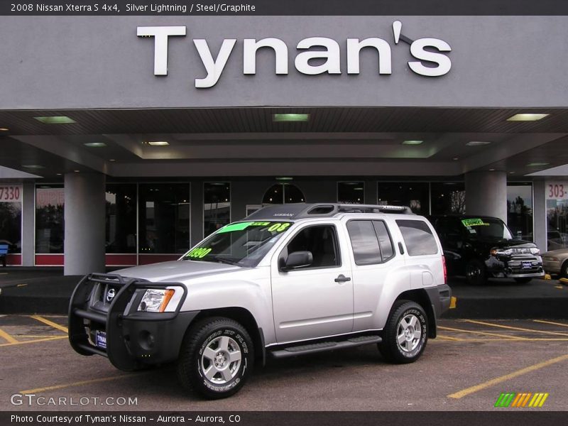 Silver Lightning / Steel/Graphite 2008 Nissan Xterra S 4x4