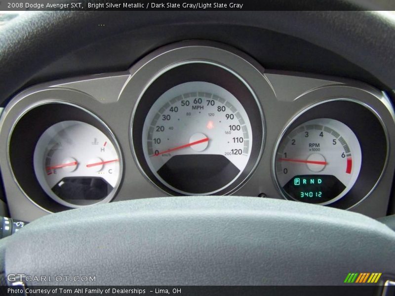 Bright Silver Metallic / Dark Slate Gray/Light Slate Gray 2008 Dodge Avenger SXT