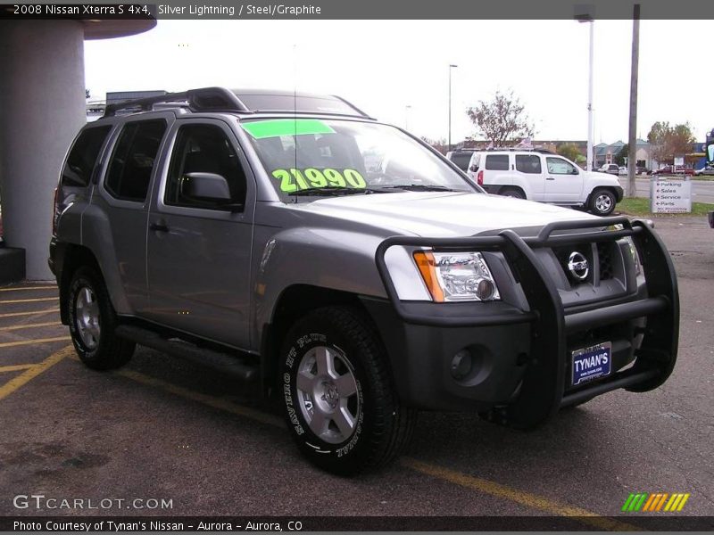 Silver Lightning / Steel/Graphite 2008 Nissan Xterra S 4x4