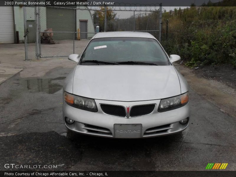 Galaxy Silver Metallic / Dark Pewter 2003 Pontiac Bonneville SE