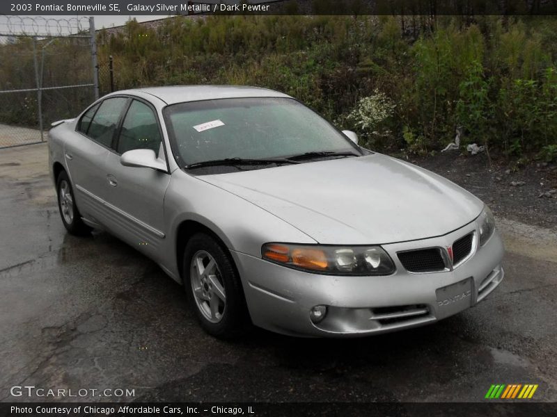 Galaxy Silver Metallic / Dark Pewter 2003 Pontiac Bonneville SE