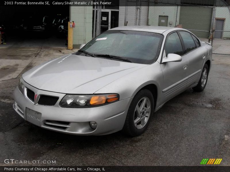 Galaxy Silver Metallic / Dark Pewter 2003 Pontiac Bonneville SE