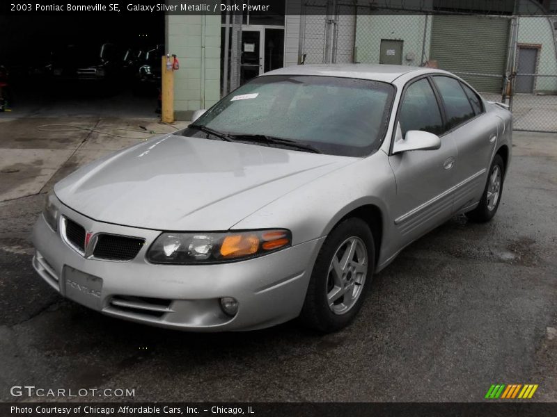 Galaxy Silver Metallic / Dark Pewter 2003 Pontiac Bonneville SE