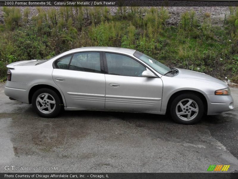Galaxy Silver Metallic / Dark Pewter 2003 Pontiac Bonneville SE