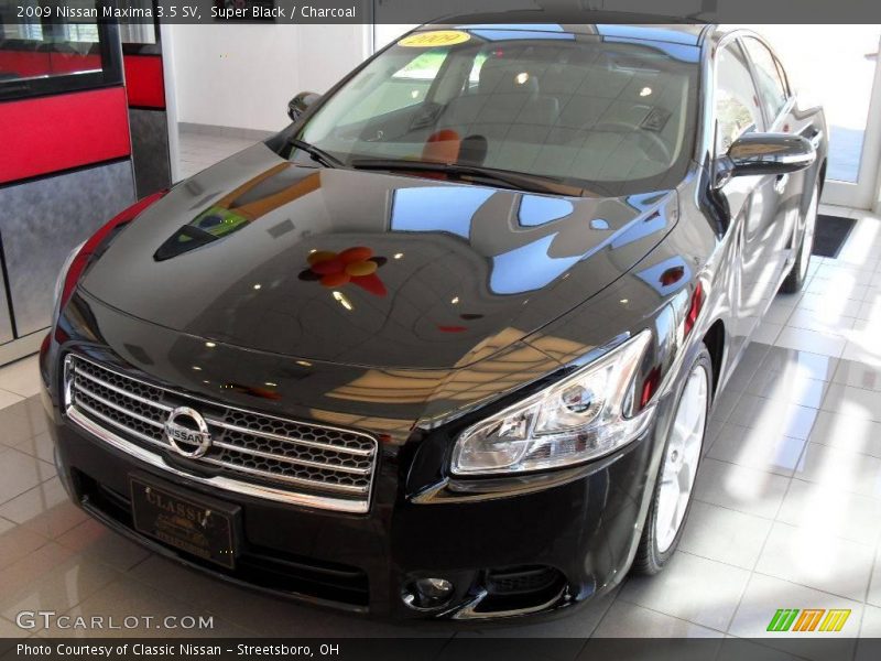Super Black / Charcoal 2009 Nissan Maxima 3.5 SV
